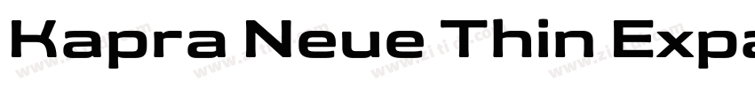 Kapra Neue Thin Expa字体转换